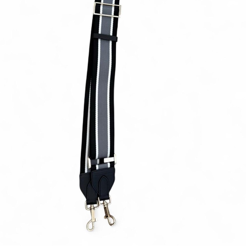 Aspinal Black Leather Strap with Gold Hardware - Picture 2 of 3